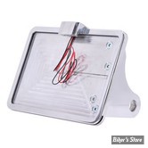 PLAQUE LATERALE - 143 X 210 - SOFTAIL 1984/2007 - CPV - SLIDE-IN LICENSE PLATE - AVEC FEU LARGELIGHT LED - POLI