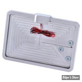 PLAQUE LATERALE - 143 X 210 - V-ROD - SLIDE-IN LICENSE PLATE - AVEC FEU LARGELIGHT LED - POLI - 0535
