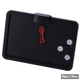 PLAQUE LATERALE - 143 X 210 - V-ROD - SLIDE-IN LICENSE PLATE - AVEC FEU LARGELIGHT LED - NOIR - 0535B