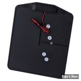 PLAQUE LATERALE - 180 X 200 - SPORTSTER 57UP - SLIDE-IN LICENSE PLATE - AVEC FEU LARGELIGHT LED - NOIR - 0449B