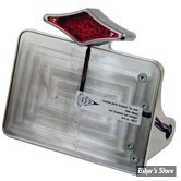 PLAQUE LATERALE - 143 X 210 - SPORTSTER 57UP - CPV - AVEC FEU DIAMOND LED - POLI - 0034