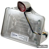 PLAQUE LATERALE - 200 X 200 - SOFTAIL 1984/2007 - CPV -  AVEC FEU SHARKNOSE LED - POLI - 0267