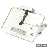 PLAQUE LATERALE - 143 X 210 - V-ROD - CPV - AVEC FEU SHARKNOSE LED - POLI - 0365