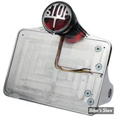 PLAQUE LATERALE - 143 X 210 - SOFTAIL 1984/2007 - CPV -  AVEC FEU STOP LED - POLI - 0424