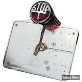 PLAQUE LATERALE - 143 X 210 - SPORTSTER 57UP - CPV - AVEC FEU STOP LED - POLI 