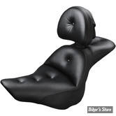 SELLE SADDLEMEN - SOFTAIL FXSB 13/17 - EXPLORER™ RS SEAT - NOIR - AVEC DOSSIER