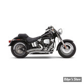 ECHAPPEMENT HOMOLOGUE - SOFTAIL 84/05 - THORCAT / COBRA - SPEEDSTER SHORT SWEPT - CHROME - EURO 1/2