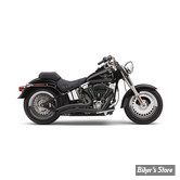 ECHAPPEMENT HOMOLOGUE - SOFTAIL 84/05 - THORCAT / COBRA - SPEEDSTER SHORT SWEPT - NOIR - EURO 1/2