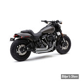 ECHAPPEMENT THORCAT / COBRA - SPEEDSTER 909 EXHAUST SYSTEM - SOFTAIL M8 FXFB/S  2018/2020 - HOMOLOGUE EURO 4 - CHROME