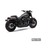 ECHAPPEMENT THORCAT / COBRA - SPEEDSTER 909 EXHAUST SYSTEM - SOFTAIL M8 FXFB/S  2018/2020 - HOMOLOGUE EURO 4 - NOIR