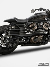 ECHAPPEMENT - Sportster S 1250 - 2 EN 1 - ZARD - SPORTSTER S RH1250 21 UP - SPORTSTER S GT EXHAUST SYSTEM - HOMOLOGUE - NOIR MAT