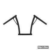 GUIDON BURLY - Z-BAR - VIEJO - AVEC EMPREINTES / SLOTTED + TWB - HAUTEUR : 33.00 CM / 13" - NOIR