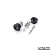 RETRO DAYTONA - ADAPTATEURS DE RETROVISEUR D'EXTREMITÉ DE GUIDON - POUR GUIDON DE Ø 25.40MM / 1" - Ø INT : 19.00MM À 22.50MM - DAYTONA - NOIR - 80996