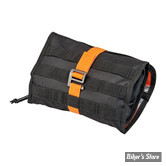 TROUSSE A OUTILS - BILTWELL - EXFILL-0 2.0 TOOL ROLL - NOIR/ORANGE