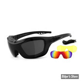 - LUNETTES - HELLY BIKEREYES - Bandit 2 - fumée/rouge laser/xenolit®