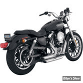 - ECHAPPEMENTS VANCE & HINES SHORTSHOTS STAGGERED - SPORTSTER 04/13 - CHROME - 17219