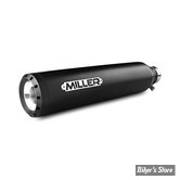 - SILENCIEUX - MILLER - DYNA FXDL 96" 2006/2016 - NEBRASKA SLIP-ON MUFFLER SET - EMBOUT : STANDARD : NOIR / CORPS : NOIR - EURO 3 - HD-FXDL-X6.07