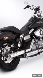 - SILENCIEUX - MILLER - DYNA FXDB 103" 2017 - NEBRASKA II Slip-On Muffler Set -  EMBOUT : STANDARD : POLI / CORPS : POLI - EURO 4 - HD-FXDB-II-X5.00