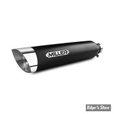 - SILENCIEUX - MILLER - DYNA FXDWG 96"/103" 2008/2016 - UTAH II SLIP-ON MUFFLER SET - EMBOUT : SLASH CUT : POLI / CORPS : NOIR - EURO 3 - HD-FXDWG-II-X3.08