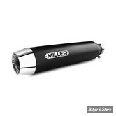 - SILENCIEUX - MILLER - DYNA FXDWG 96"/103" 2008/2016 - UTAH II SLIP-ON MUFFLER SET - EMBOUT : TAPERED : POLI / CORPS : NOIR - EURO 3 - HD-FXDWG-II-X3.10