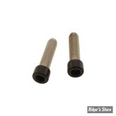 KIT VIS DE FIXATION DE PHARE - OEM 12600003 - SOFTAIL M8 FXFB/S - Screws4Bikes - NOIR BRILLANT - LP.HD.2.sw