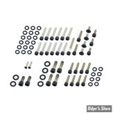 - KIT VISSERIE MOTEUR - SHOVELHEAD 77/84 - SCREWS4BIKES - INOX / TÊTES : ALLEN NOIR MAT