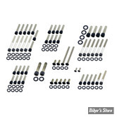 - KIT VISSERIE MOTEUR - SOFTAIL 99 - SCREWS4BIKES -  INOX / TÊTES : ALLEN NOIR MAT