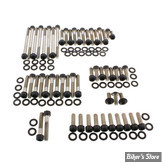 - KIT VISSERIE MOTEUR - SPORTSTER RA  /RH / PAN AMERICA - SCREWS4BIKES - INOX / TÊTES : ALLEN NOIR MAT