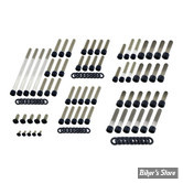 - KIT VISSERIE MOTEUR - SHOVELHEAD 70/76 - SCREWS4BIKES - INOX / TÊTES : ALLEN NOIR BRILLANT