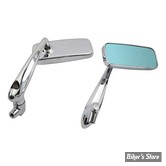 RETROS RECTANGLE - MCS - STEM - BRICK SLOTTED - MIROIR BLEU - CHROME