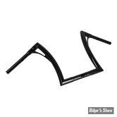 GUIDON FRED KODLIN - FLOW-BAR SUPER FAT 35MM / 1.4" HANDLEBAR - TOURING FFTR 15/23 - HAUTEUR : 38.00 CM - NOIR 