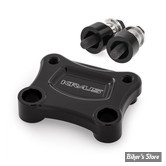 KRAUS -KIT DEPORT DE RISERS - SOFTAIL M8 2018UP - KRAUS - T-REX 63.5MM PULLBACK PLATE - NOIR - SF-PB-01-B