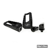 REPOSES PIEDS ARRIERE - KRAUS - SOFTAIL 2018UP - APEX EDGE PASSENGER PEGS - AVEC SUPPORTS - NOIR - SF-FC-01-B