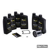 KIT HUILE MINÉRALE - Kit vidange moteur - 20W50 MINERALE - TOURING 99/06 - BIG OIL SERVICE KIT - FILTRE A HUILE : CHROME -  MCS / VSPEC