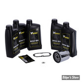 Kit vidange moteur - 20W50 SYNTHETIQUE - BIG OIL SERVICE KIT -  99/06 / DYNA 99/05 - FILTRE A HUILE : CHROME -  MCS / VSPEC