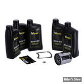 Kit vidange moteur - 20W50 SYNTHETIQUE - TOURING 99/06 - BIG OIL SERVICE KIT - FILTRE A HUILE : CHROME -  MCS / VSPEC