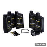 Kit vidange moteur - 20W50 SYNTHETIQUE - FXR 87/94 - BIG OIL SERVICE KIT - FILTRE A HUILE : NOIR -  MCS / VSPEC