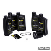 KIT HUILE SYNTHETIQUE - Kit vidange moteur - 20W50 SYNTHETIQUE - SOFTAIL 84/98 - BIG OIL SERVICE KIT - FILTRE A HUILE : NOIR -  MCS / VSPEC