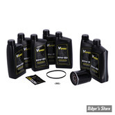 KIT HUILE SYNTHETIQUE - Kit vidange moteur - 20W50 SYNTHETIQUE - SOFTAIL MILWAUKEE EIGHT 18UP  - BIG OIL SERVICE KIT - FILTRE A HUILE : NOIR -  MCS / VSPEC