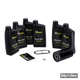 KIT HUILE MINÉRALE - Kit vidange moteur - 20W50 MINERALE - DYNA 91/98 - BIG OIL SERVICE KIT - A HUILE : NOIR -  MCS / VSPEC
