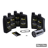 KIT HUILE SYNTHETIQUE - Kit vidange moteur - 20W50 SYNTHETIQUE - DYNA 91/98 - BIG OIL SERVICE KIT - A HUILE : CHROME -  MCS / VSPEC