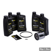 KIT HUILE SYNTHETIQUE - Kit vidange moteur - 20W50 SYNTHETIQUE - TOURING 07/16 - BIG OIL SERVICE KIT - FILTRE A HUILE : CHROME -  MCS / VSPEC