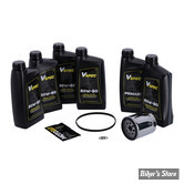 KIT HUILE MINÉRALE - Kit vidange moteur - 20W50 MINERALE - TOURING 07/16 - BIG OIL SERVICE KIT - FILTRE A HUILE : CHROME -  MCS / VSPEC