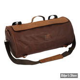 SAC - LONGRIDE - ROLLER BAG - WAXED COTTON - MARRON