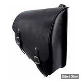 SACOCHE SOLO - LONGRIDE MOTORCYCLESBAGS - SPORTSTER 82UP - MATIERE : CUIR - NOIR