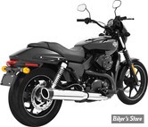 SILENCIEUX - FREEDOM PERFORMANCE - LIBERTY - XG500 /XG750 - CHROME / EMBOUT : NOIR SCUPLTE - HD00464