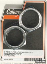 ECLATE M - PIECE N° 41 - ECROU RACCORD DE PIPE D'ADMISSION - 27051-32 / 1115-32 - 45" 32/73 - COLONY - CHROME