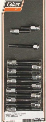 ECLATE F - PIECE N° 12 - KIT VISSERIE DE CULBUTEURS XL 57/76 - OEM 4710 / 4014W / 6316W - CAP STYLE - CHROME