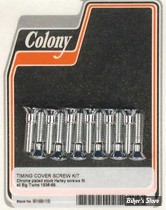 ECLATE I - PIECE N° 33 - VISSERIE DE CARTER DE DISTRIBUTION - BIG TWIN 36/69 - COLONY - STOCK STYLE - CHROME - 8149-12