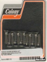 ECLATE I - PIECE N° 33 - VISSERIE DE CARTER DE DISTRIBUTION - BIG TWIN 36/69 - COLONY - STOCK STYLE - PARKERIZED - 9621-12